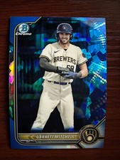 2022 Bowman Chrome Sapphire Edition #BCP-167 Garrett Mitchell Prospects Brewers