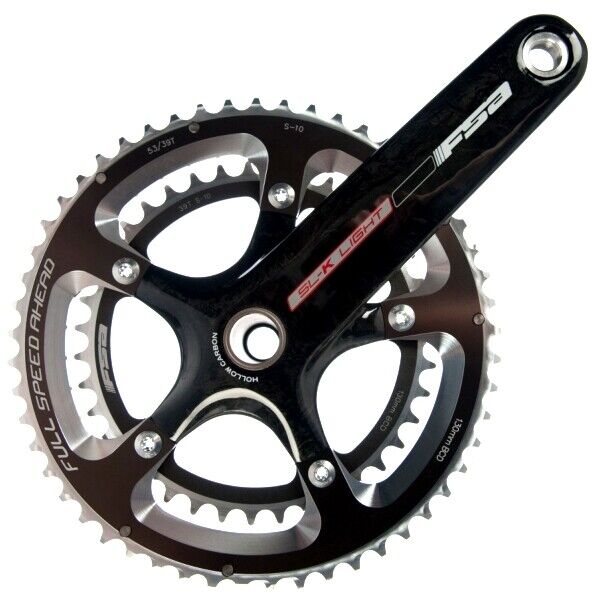 FSA SLK Light MegaExo Road Bike Crankset 10Sp. 53/39T, 170mm FSA SLK Light MegaExo Road Bike Crankset 10Sp. 53/39T, 170mm