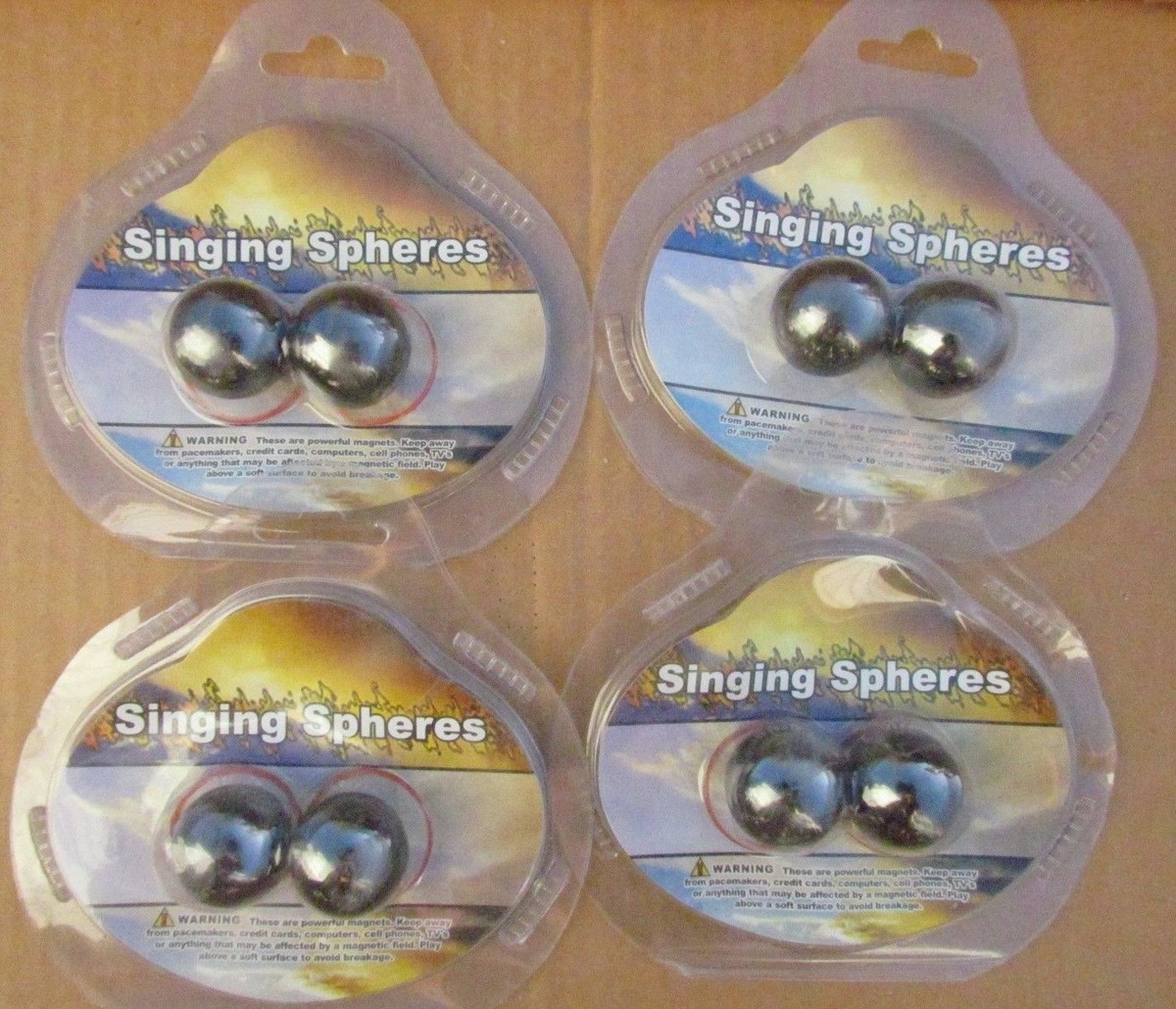(4) STRONG Magnet Sets Hematite Sphere Round Ball Healing 1