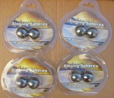  4 STRONG Magnet Sets Hematite Sphere Round Ball Healing 1" Magnets Zingers