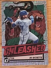 2021 Donruss BO BICHETTE Unleashed Vector #UNL24 Insert Toronto Blue Jays