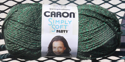 Caron Simply Soft Party in Dark Sage Sparkle - NWT & Smoke Free Home