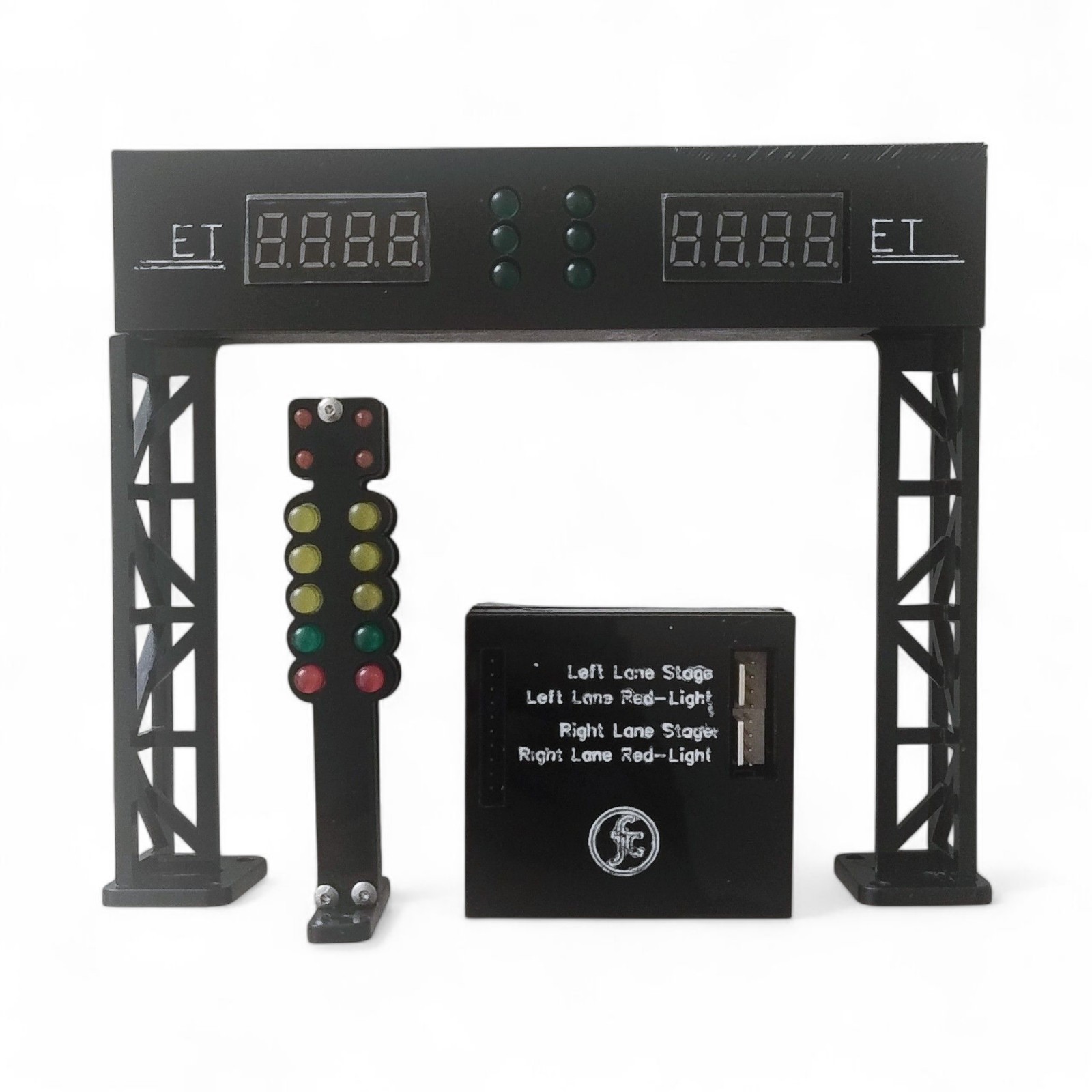 Slot Car Drag Racing System. (Sportsman's Tree) All Scale Compatible.