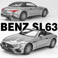 NEW 1:24 Scale Mercedes Benz SL63 AMG Coupe Diecast Metal Car Model Toy Gift