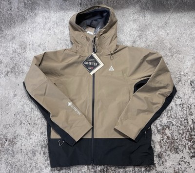 Nike ACG Misery Ridge Storm FIT ADV Gore-Tex GTX Jacket Shell Beige Mens Size M