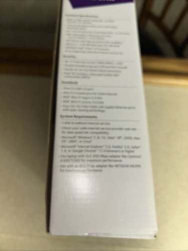 NETGEAR AC1750 WIFI Kabel Modem Router (C6300), 802.11 ac Dual Band Gigabit - Zdjęcie 9 z 11