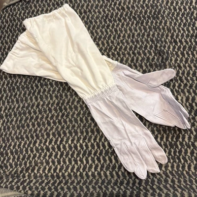 Gants Anti-Éclair ROYAL NAVY Blanc, Retardant Au Feu, Surplus Du Royaume-Uni - Photo 1/4