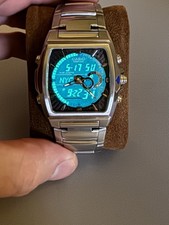 Casio Edifice EFA 120 2A With New Batteries - Keeps Good Time