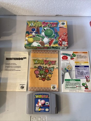 Yoshi's Story Nintendo 64 N64 Complete CIB W Inserts Manual Tested Authentic