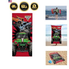 Kids Character Cotton Bath Pool Beach Towels Super Soft  Absorbent Fade Resi...