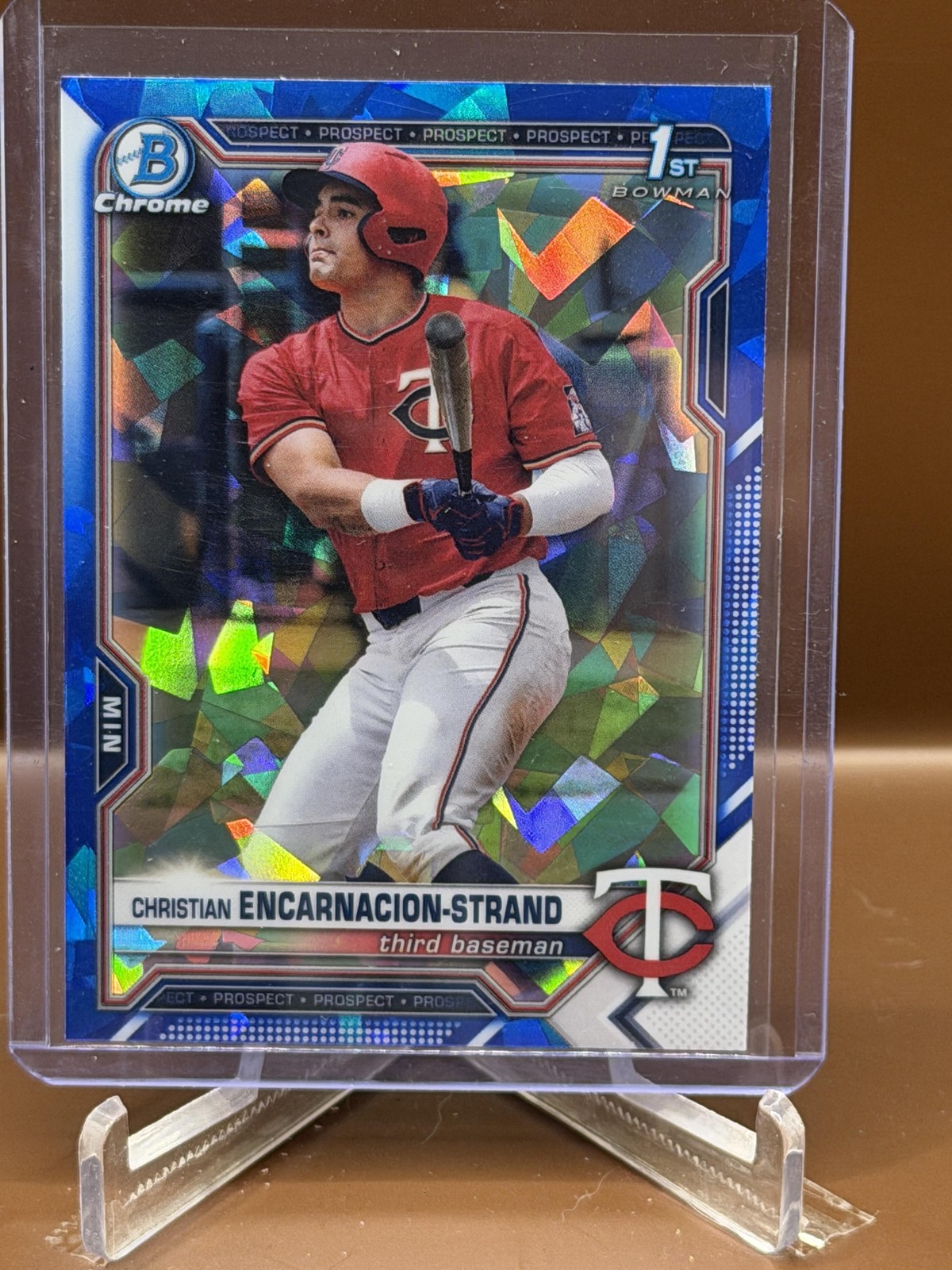 Bowman 2021 Bowman Draft Sapphire Edition #BDC-9 Christian Encarnacion-Strand