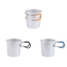 Campingbecher, Kaffeebecher, Metallbecher, Trinkbecher, 150 ml, Wasserbecher mit