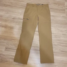 EddieBauer Rainier Fleece-Lined Pant Men's Size 32x32 Tan Color