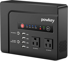 200W Portable Power Bank with AC Outlet 120V, 146Wh Power Station