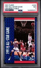 1991 FLEER UNFORGETTABLE #238 1991 ALL-STAR GAME PSA 7