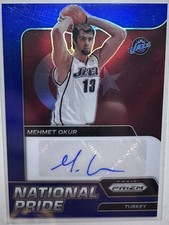 2021-22 Panini Chronicles National Pride Signatures Mehmet Okur #NPS-MOK # /25