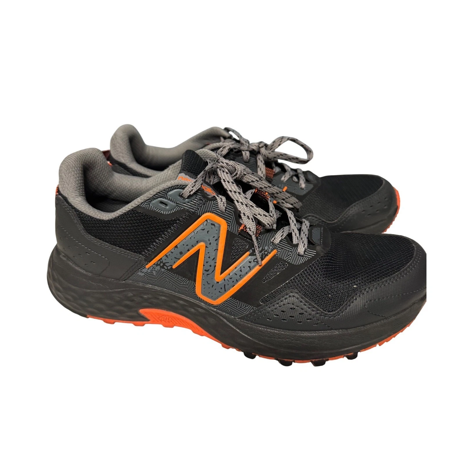 New Balance T410 Mens Trail Running Shoes Black Orange Sneakers MT410CK7