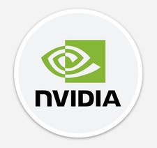 3" NVIDIA LOGO BADGE DECAL GEFORCE RTX Ai COMPUTER GRAPHICS CARD TECH GPU CHIPS