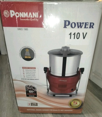 #ad #ad Ponmani Power 110V 2Ltr Tilting Wet Grinder Copper Motor Red $259.99