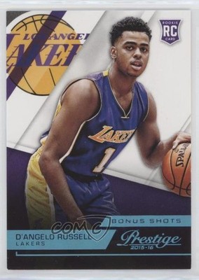 2015 Prestige Rookies Bonus Shots Blue 10/99 D'Angelo Russell #217 Rookie RC 6o3