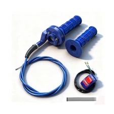 7/8 22mm Twist Throttle Accelerator Handle Grips for Pit Bike Mini Bike Throt...