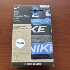 Nike Dri-Fit Essentials Micro Youth Boxer Brief 3 Pack Size Youth Boy XL