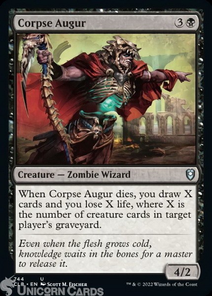 Corpse Augur : Uncommon : Battle For Baldur's Gate : Mint MTG Card