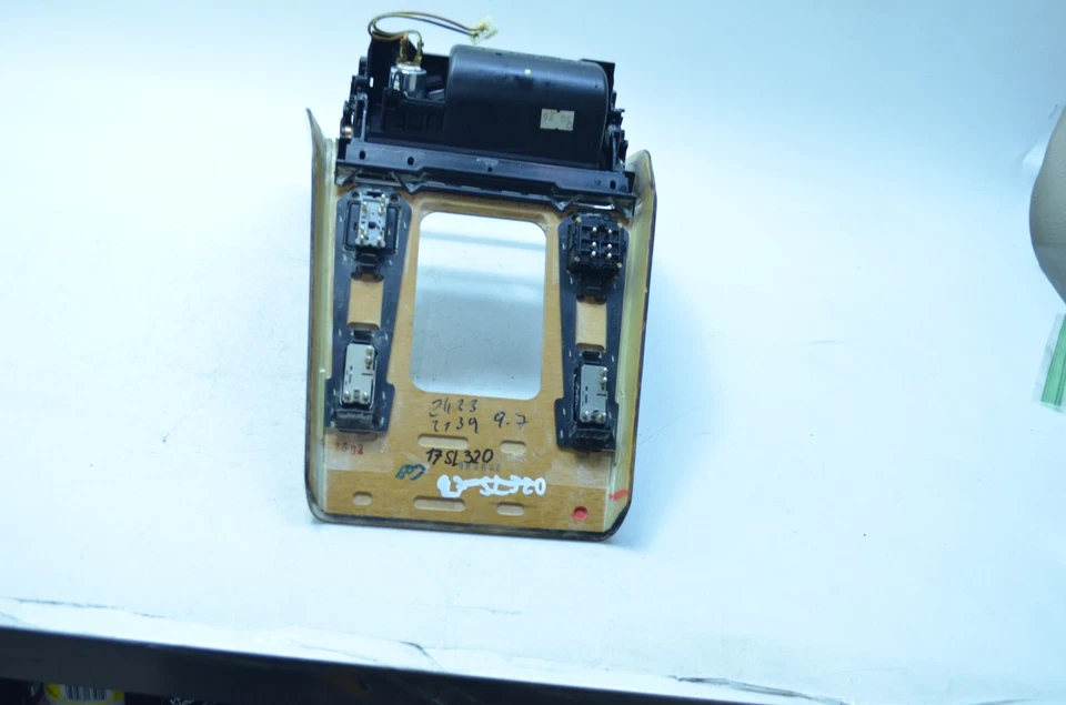 90-02 MERCEDES-BENZ R129 SL320 CENTER CONSOLE WOOD TRIM BEZEL OEM - Image 4 of 4