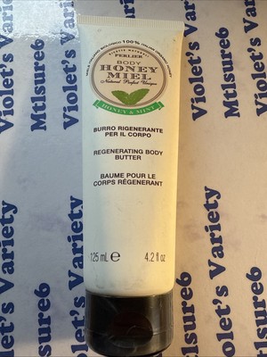 PERLIER Body Honey Miel Regenerating Body Butter HONEY & MINT 4.2 oz New SEALED!