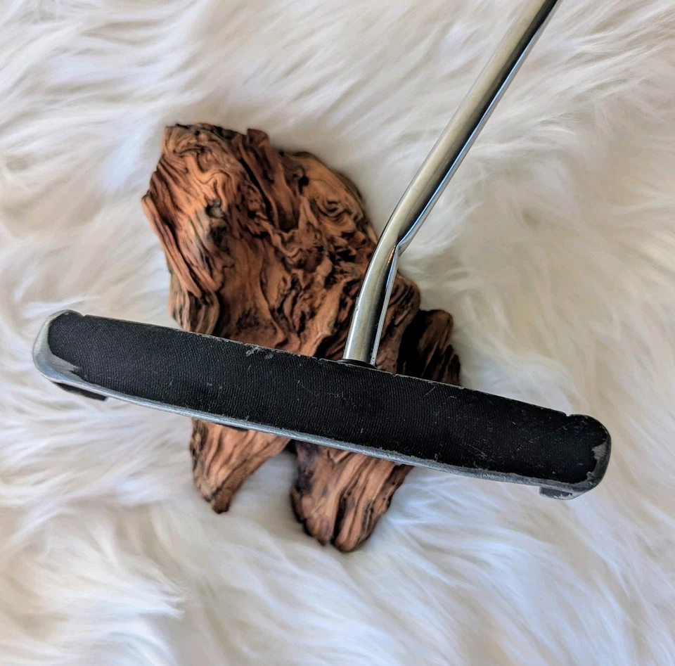 Putter de alineación de eje central de pie Roger Evans diestro acero 35" agarre Lamkin Foto 3 de 4