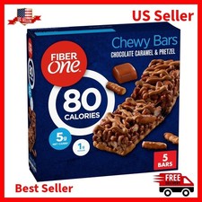 Chocolate Caramel Pretzel Chewy Snack Bars 80 Calorie, 5 Ct 4.1 oz