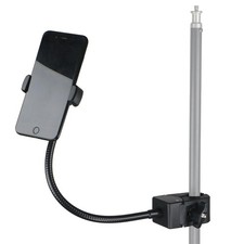 360  Adjustable Phone Holder Clip for Mic Stand - Stabilizing Mount for