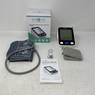#ad RunStar Upper Arm Blood Pressure Monitor with Wide Range Cuff 8.6#x27;#x27; 16.5#x27;#x27; $18.74