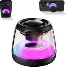 Magnetic Bluetooth Speaker,Wireless Induction Black-1PCS