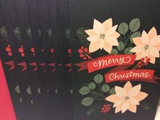 CHRISTMAS CARDS New w/Envelopes LOT 8 "LOT OF LOVE"  BEST PRICE EVER  
