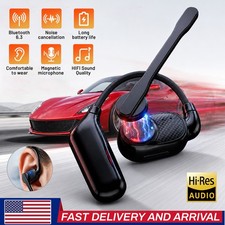 Bluetooth 6.3 Earpiece Wireless Headset Noise Cancelling Earpiece Driver Trucker