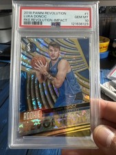 Luka Doncic 2018-19 Panini Revolution #1 Rookie Revolution Impact PSA 10