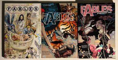 Fables Vol 1-3 lot by Bill Willingham & Mark Bucingham DC Vertigo TPB Softcover