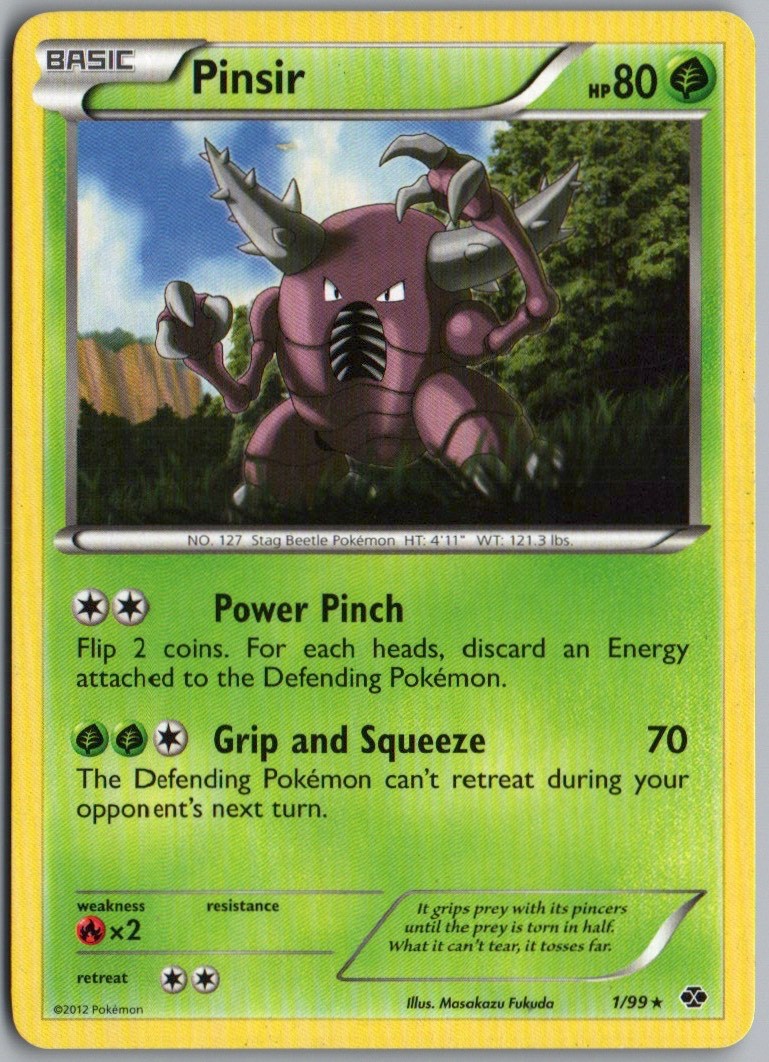 PINSIR 1/99 RARE NEXT DESTINIES POKEMON