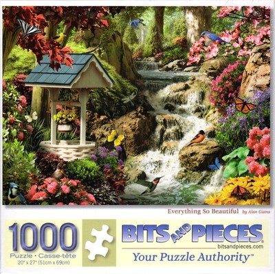 Bits and Pieces Everything So Beautiful by Alan Giana 1000 Piece Puzzle