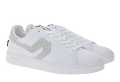 LEVI´S Swift Damen & Herren Freizeit-Sneaker Turnschuhe im Leder Overlay Look 42