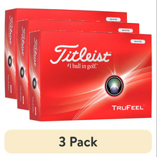3 pack 2024 Titleist TruFeel White