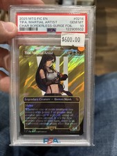 Tifa, Martial Artist (Borderless) (Surge Foil) Commander: Final
