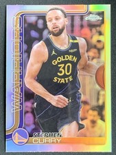 Stephen Curry 2025-26 Topps Chrome Refractor Base #201 -lf5