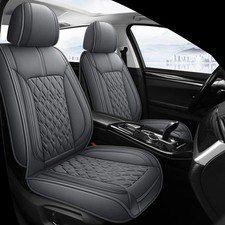 Pariitadin Leather Car Seat Covers Full Set, Waterproof Breathable Faux Leath...