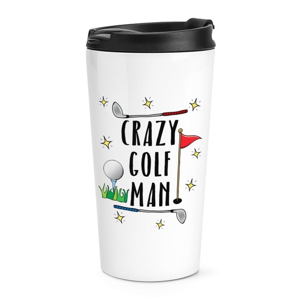 VerrüCkte Golf Mann Reise Becher Tasse Lustig Dad Des Vaters Tag Thermo Becher-image