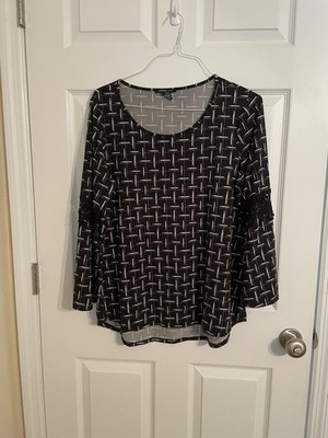 Long Sleeve Scoop Neck Top From Robert Louis Size L Box A10