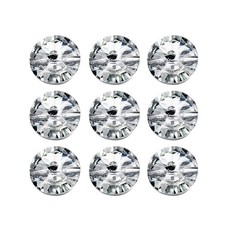 Acrylic Rhinestone Fastening Button Crystal Clear Sewing DIY Crafts 100 PCS