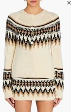 SER.O.YA Amaya Black Beige Sweater XXS