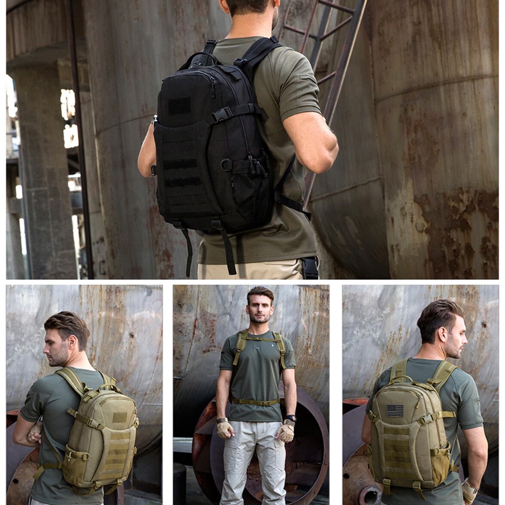 28l hiking backpack Gregory - Zulu 20 LT Flap with internal and external pockets and main compartment with drawcord [M6290] Mardingtop 28L Tactical Backpack